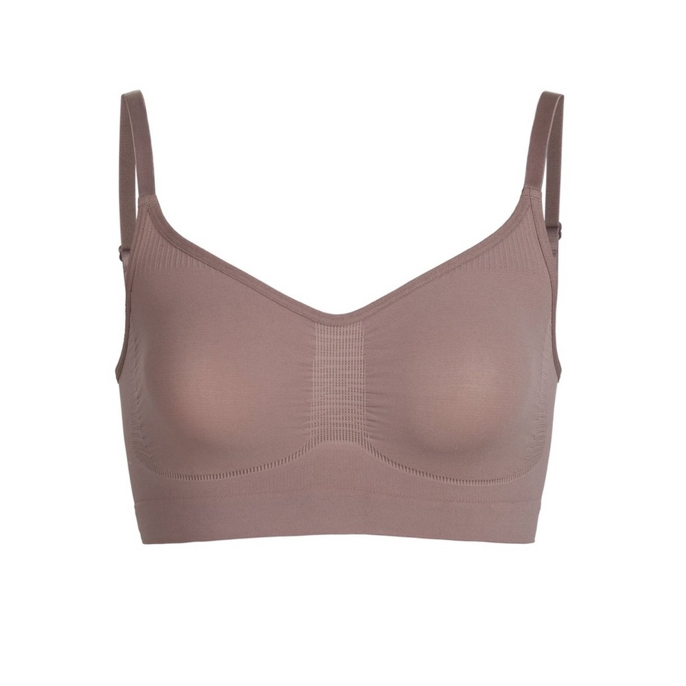 SKIMS Seamless Wireless Bra in Mauve Taupe